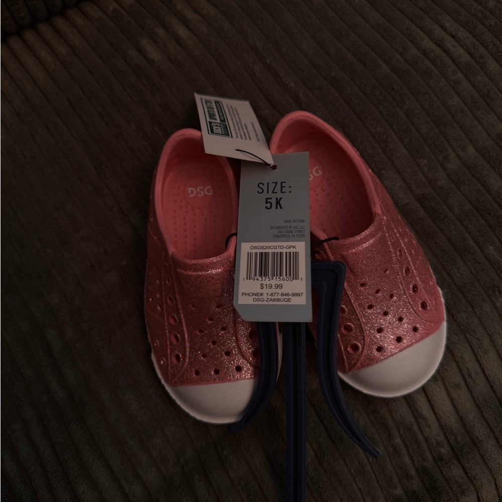 DSG Pink Water Shoes with Perforated Design